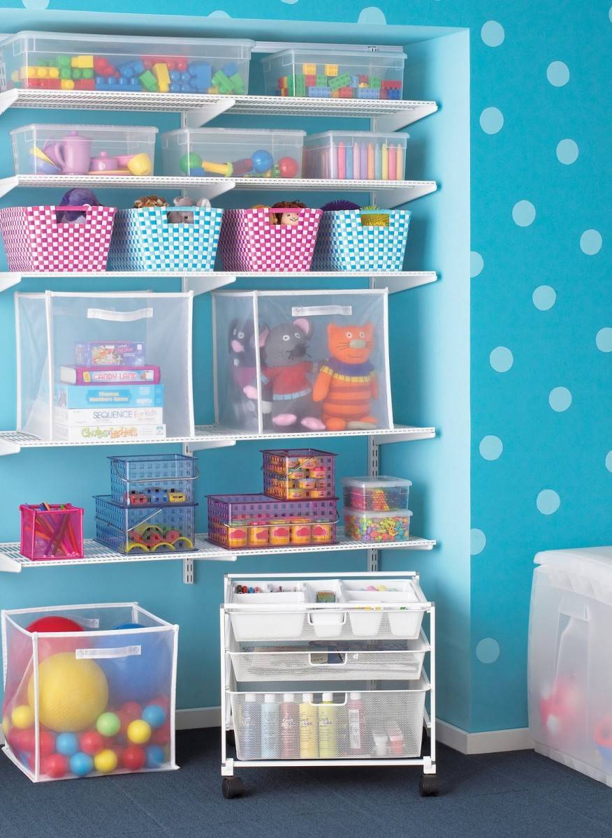Хранение игрушек в детской комнате: секреты порядка и 9 идей хранения