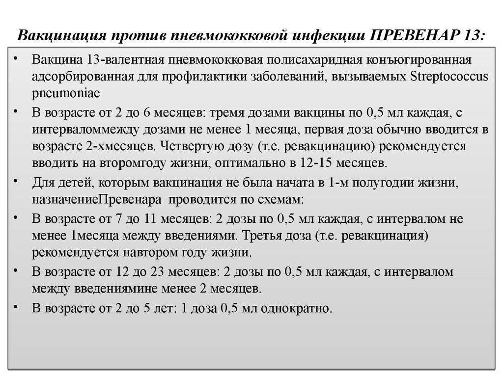 Прививка пневмококковая для детей в москве