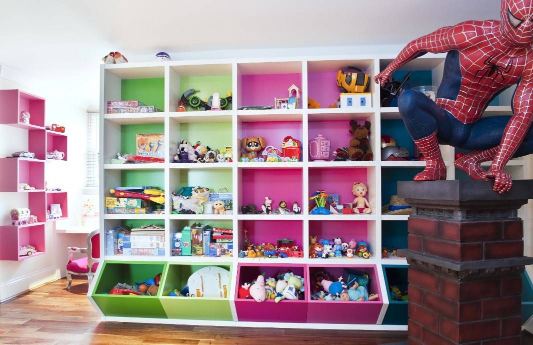 Хранение игрушек в детской комнате - идеи и советы