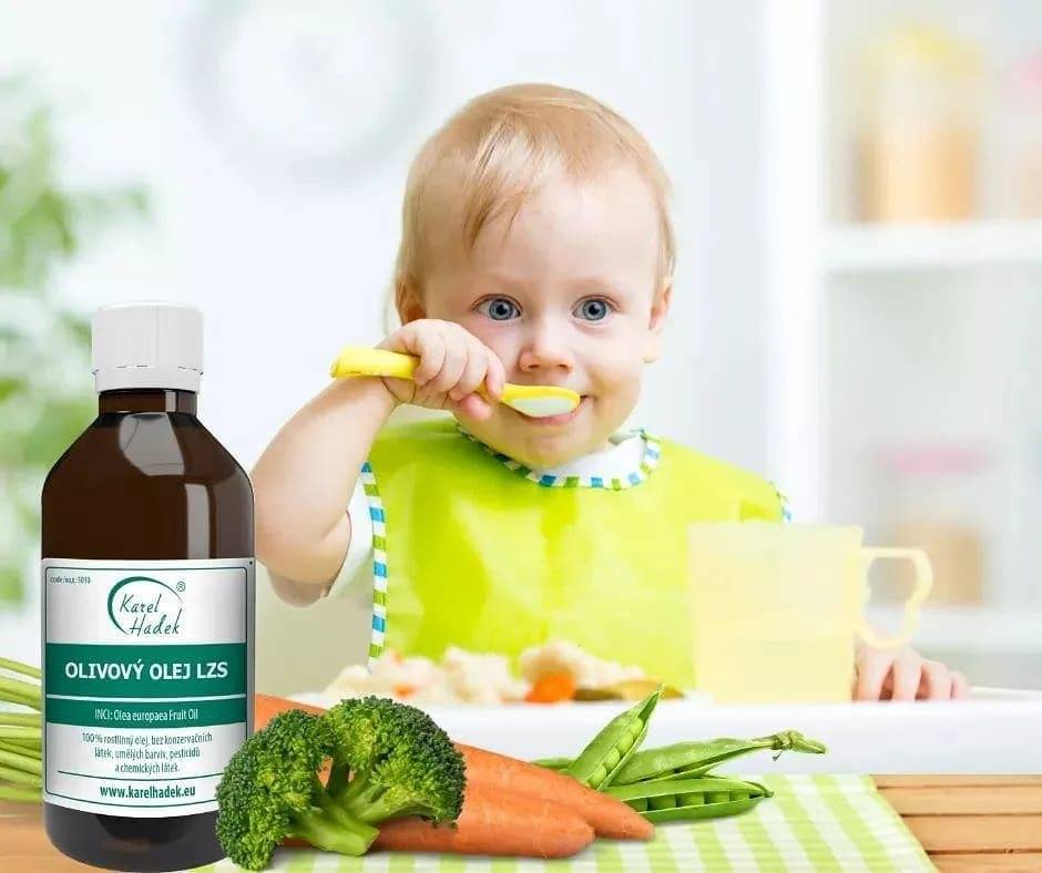 Как используется оливковое масло для детей — от новорождённых до подростков?