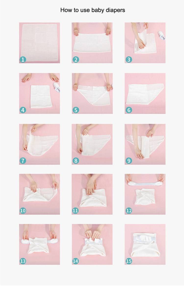 Как сшить марлевые подгузники для новорожденного ребенка