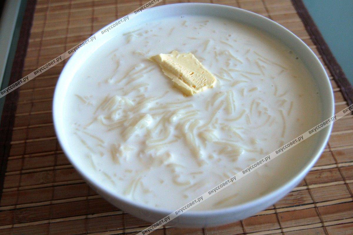 Как сварить молочный суп с лапшой: пошаговый рецепт с фото