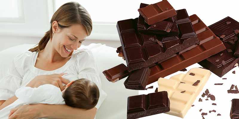 Шоколад при грудном вскармливании: можно ли есть и сколько?