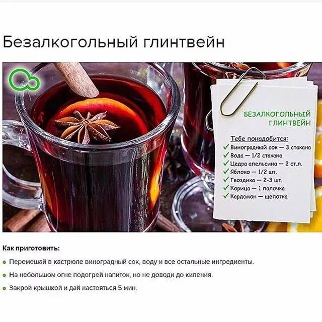 Безалкогольный глинтвейн или альтернатива согревающему напитку