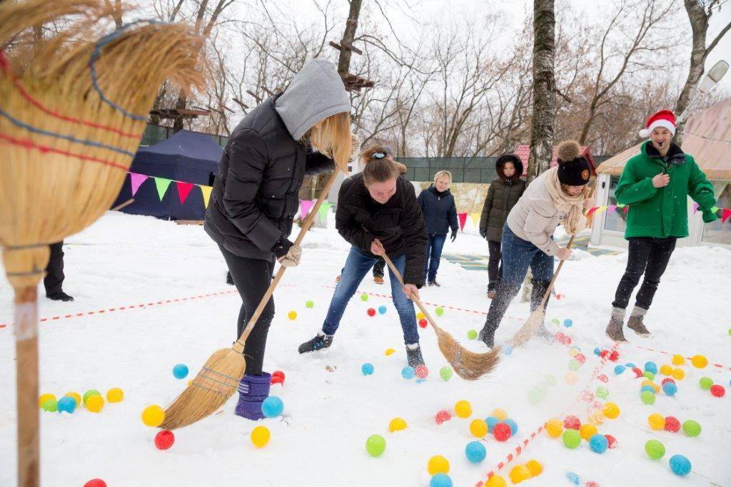 Игры зимой на улице для детей, 2-4 года