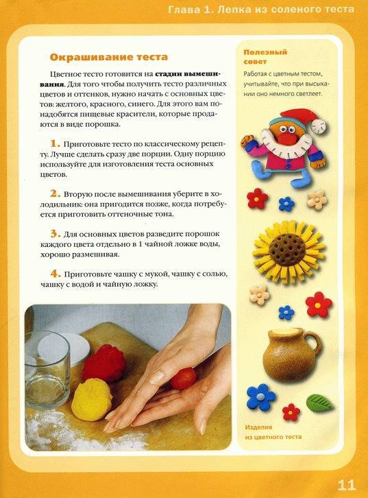 Тесто для лепки для детей: 10 рецептов соленого теста для изготовления своими руками