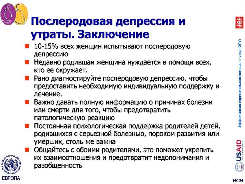 Послеродовая депрессия: что это, симптомы и признаки, сколько длится, как справиться — медицинский женский центр в москве