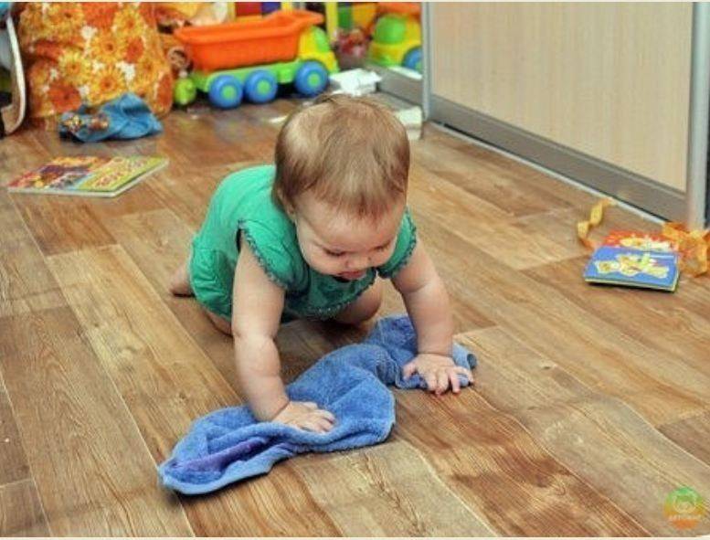 Как поддерживать чистоту в доме, если у вас маленький ребенок