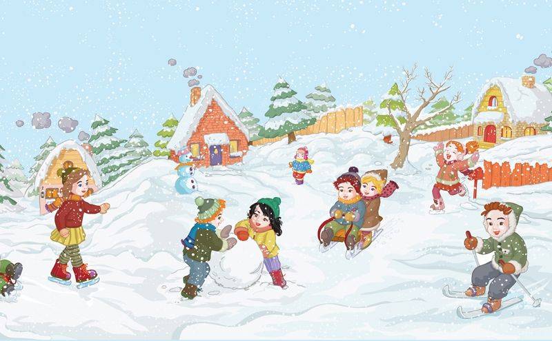 Зимние игры для детей на улице - развлечения со снегом